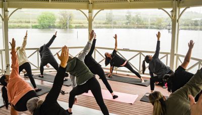 Yoga in the Vines